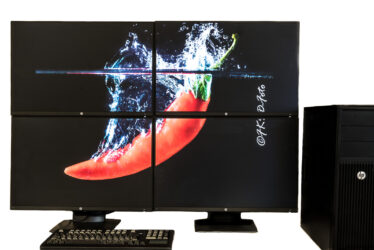 Daisy Chaining – Mosaik (1 Bild auf 4 Monitore) via Display Port